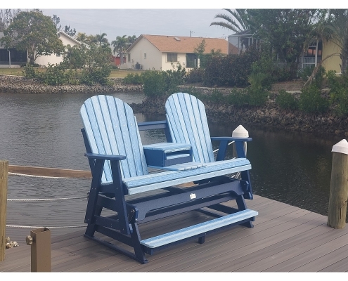 5ft Counter Height Glider Bench