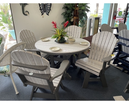48in dining height round table