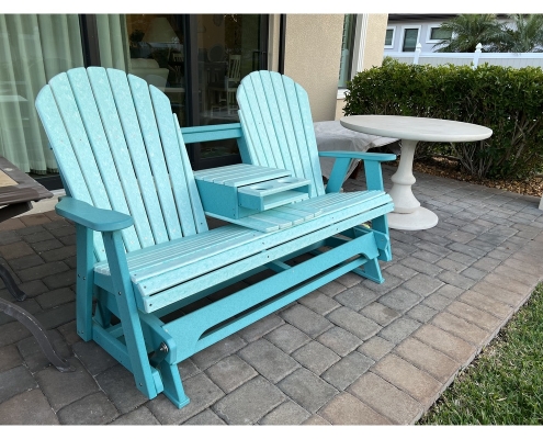5ft Bench Glider with console