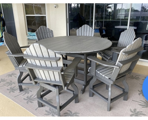 60in Counter Height Round Table