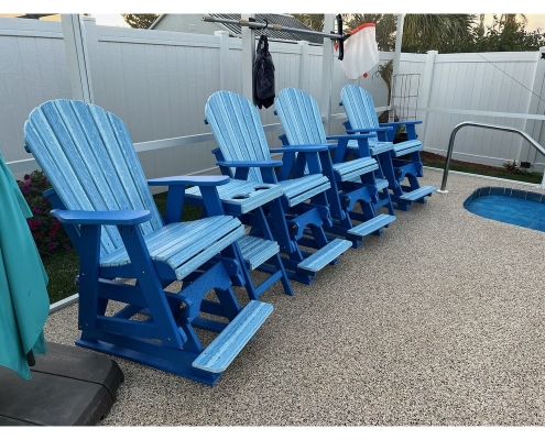 2ft Counter Height Glider