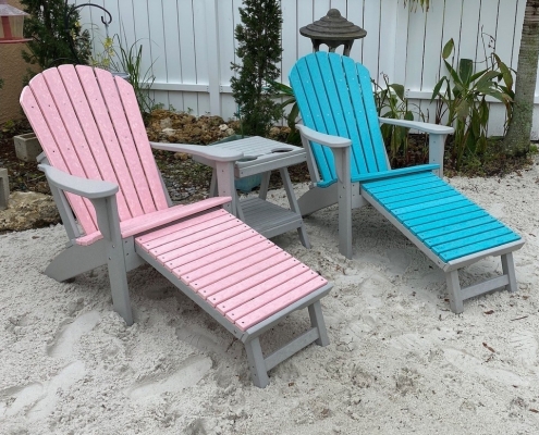 Adirondacks on the sand