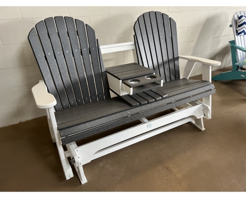 5ft Bench Glider with console down