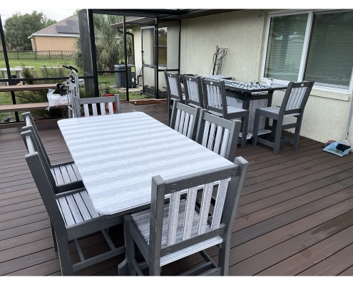 Outdoor side chairs