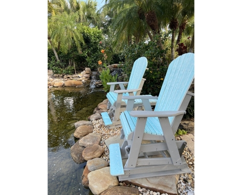 2ft Counter Height Glider chairs