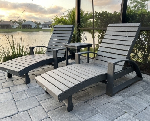 Slate Chaise Lounger