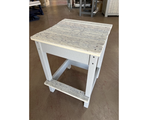 Bar Stool in Counter Height Light Gray/Speckled Maple