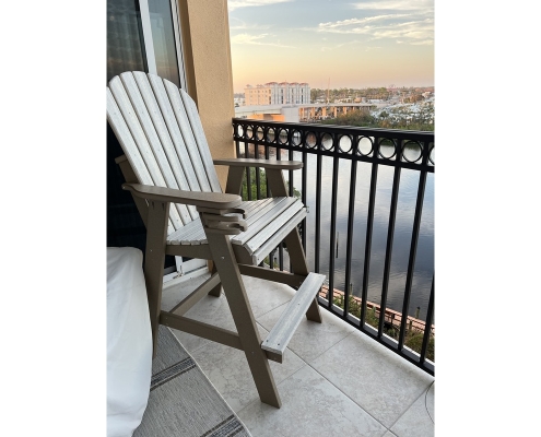 Bar Height Patio Arm Chair